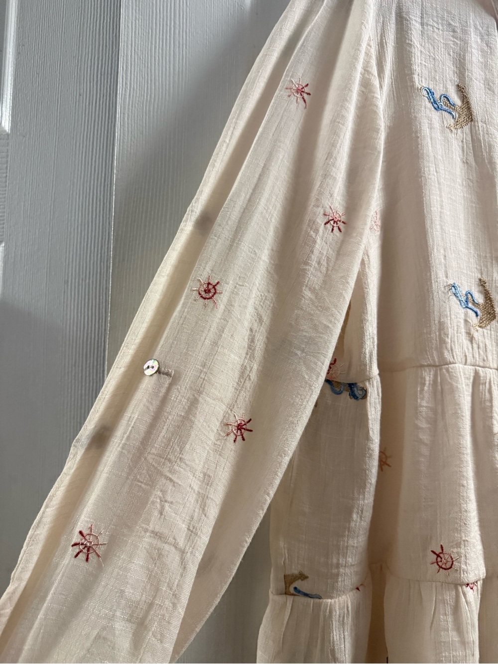 Hope Springs Embroidered Gauze Blouse - Picture 2 of 9